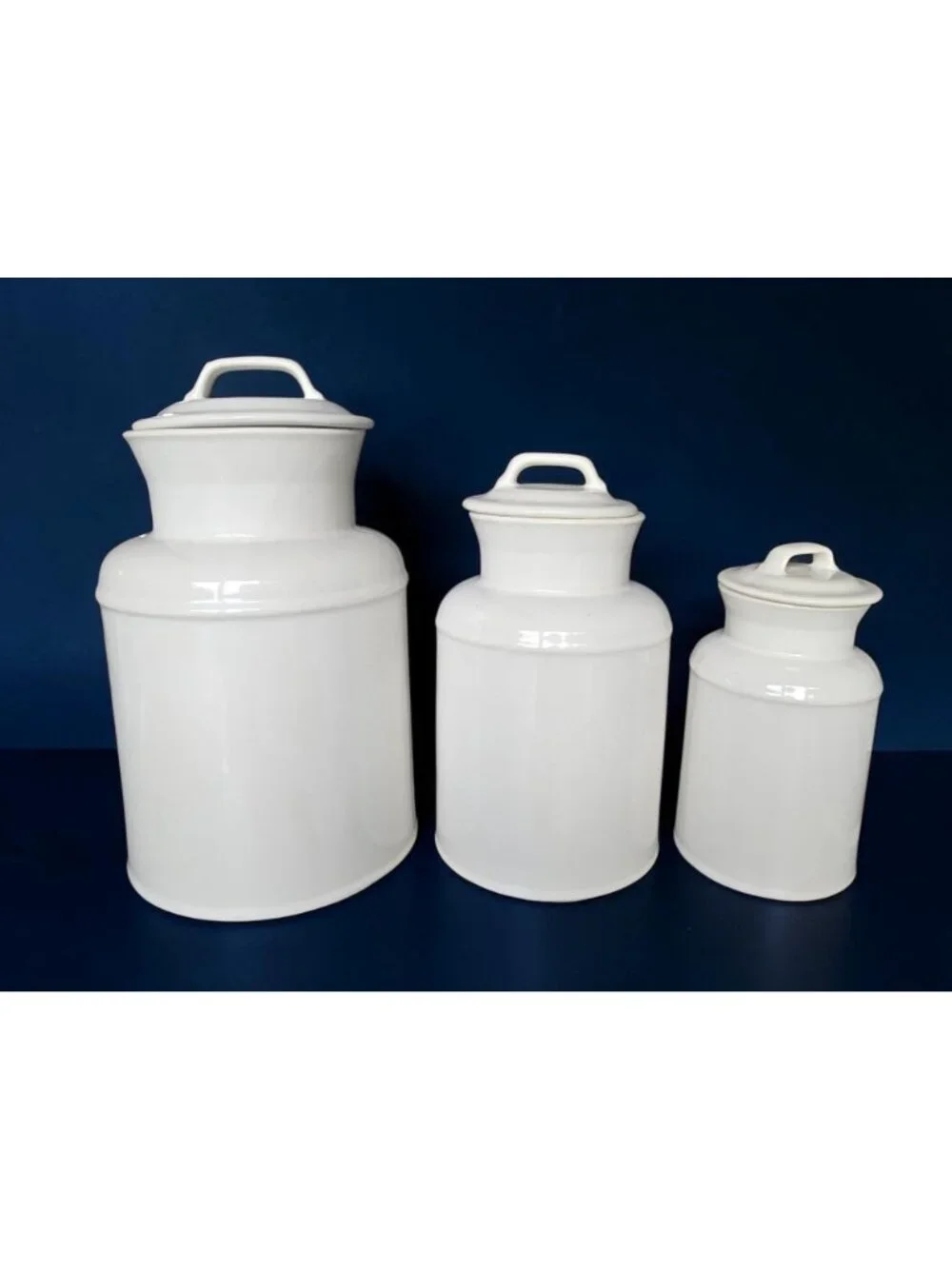MCCOY Milk Jug Canister Set - Rosemary Laurel Thyme herb theme - floral Kitchen